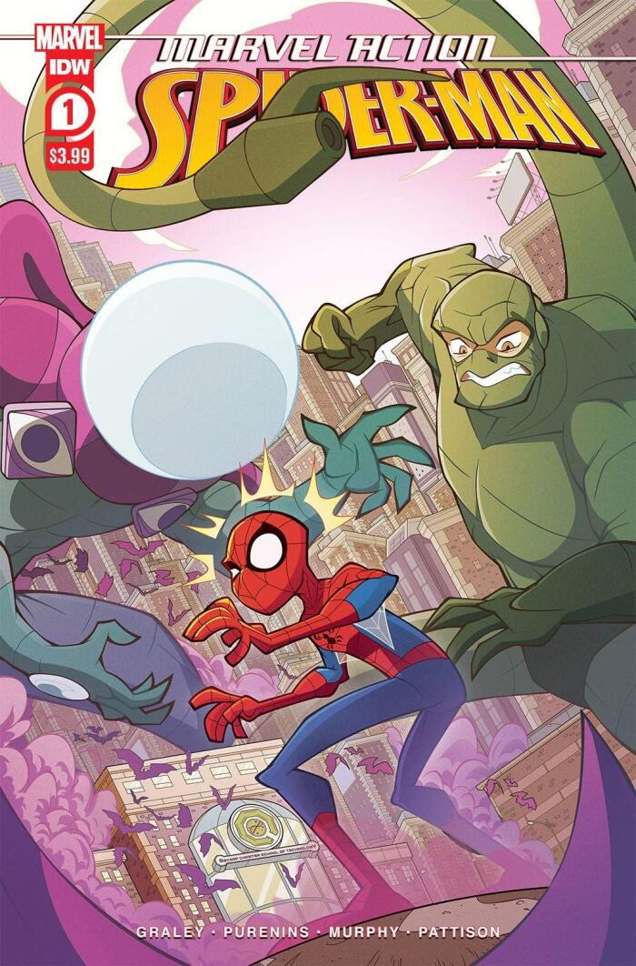 2021 Marvel Action Spider-Man #1 W/ Rated Comics Backer