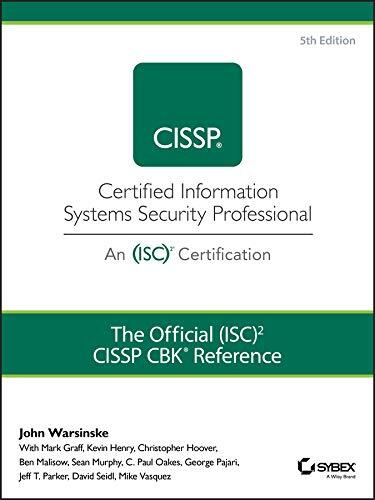 The Official (ISC)² Guide to the CISSP CBK Reference