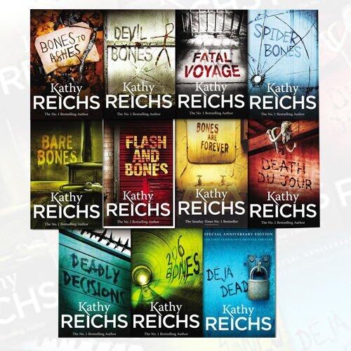 Temperance Brennan Series Kathy Reichs Collection 11 Books Bundle (Deja Dead, Deadly Decisions, 206 Bones, Devil Bones, Bare Bones, Death Du Jour, Fatel Voyage..