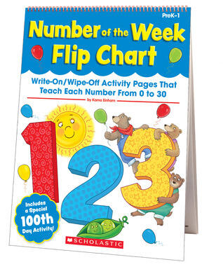 Number of the Week Flip Chart: Write-On/Wipe-Off Activity Pages That Teach Each Number From 0 to 10