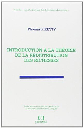 Introduction à la théorie de la redistribution des richesses