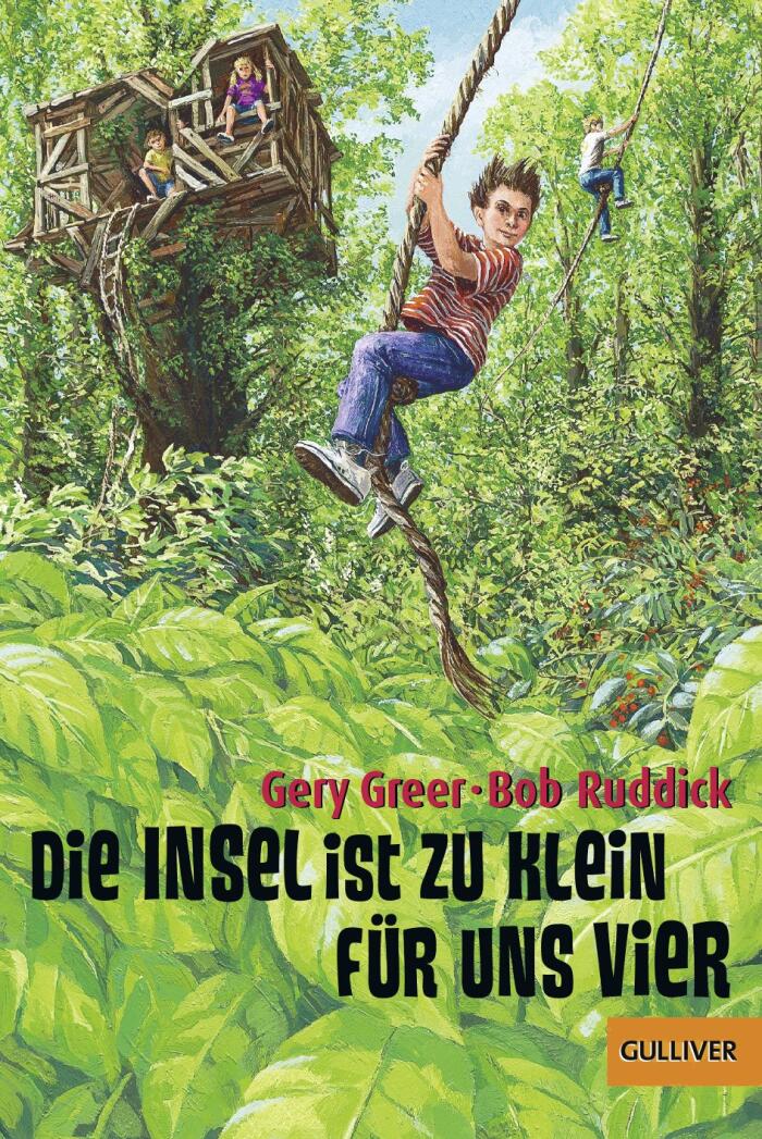 Die Insel ist zu klein für uns vier: Abenteuer-Roman