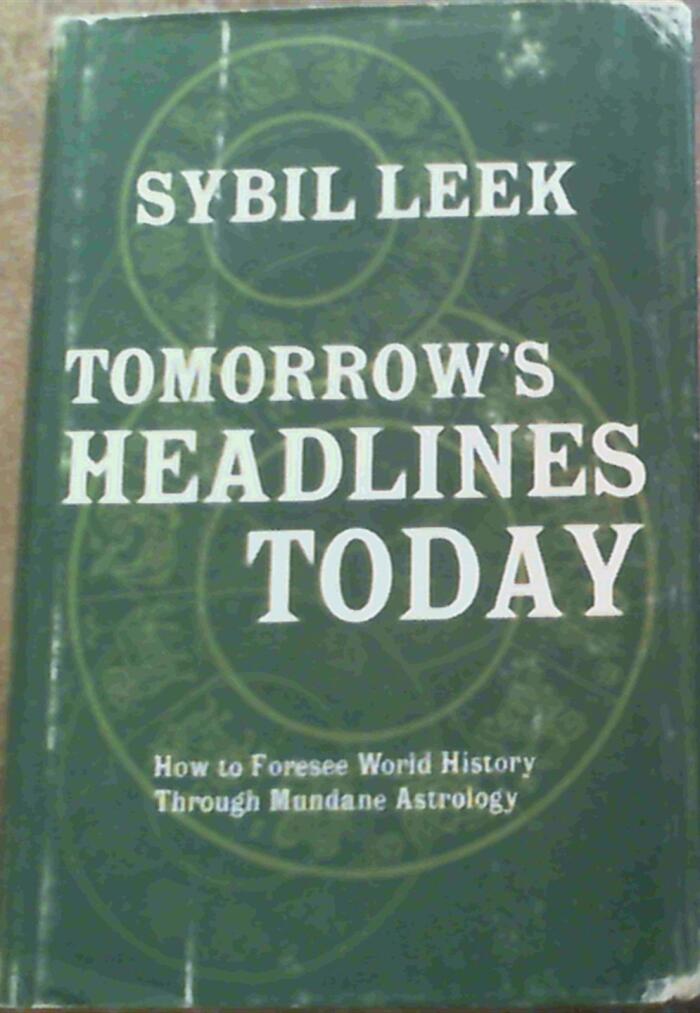 Tomorrow's headlines today