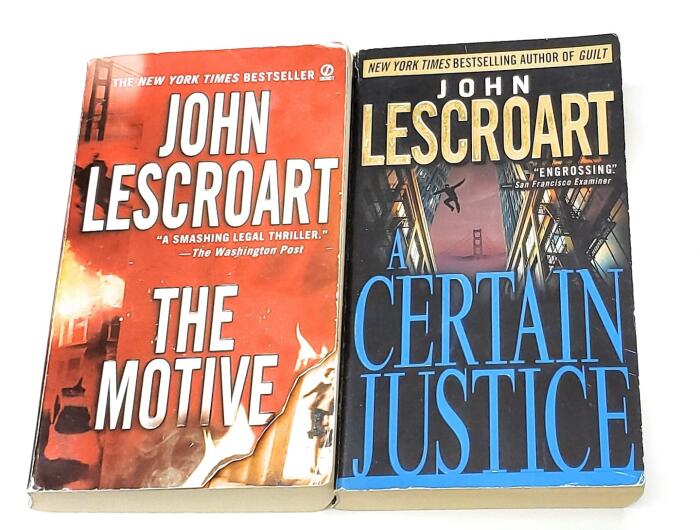 John Lescroart 2 Paperback Set: The Motive, A Certain Justice