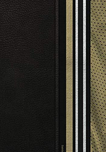 Saints: Custom made 7x10" planner made for the Saints fan that wants everything in team colors. Made from colors of the team jersey.