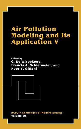 Air Pollution Modeling and Its Application V