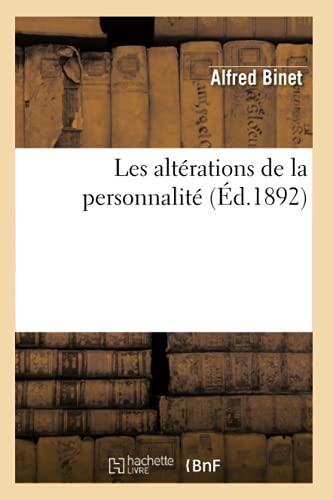 Les Altérations de la Personnalité