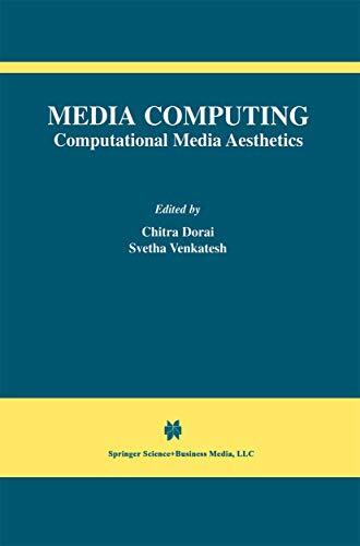Media Computing: Computational Media Aesthetics