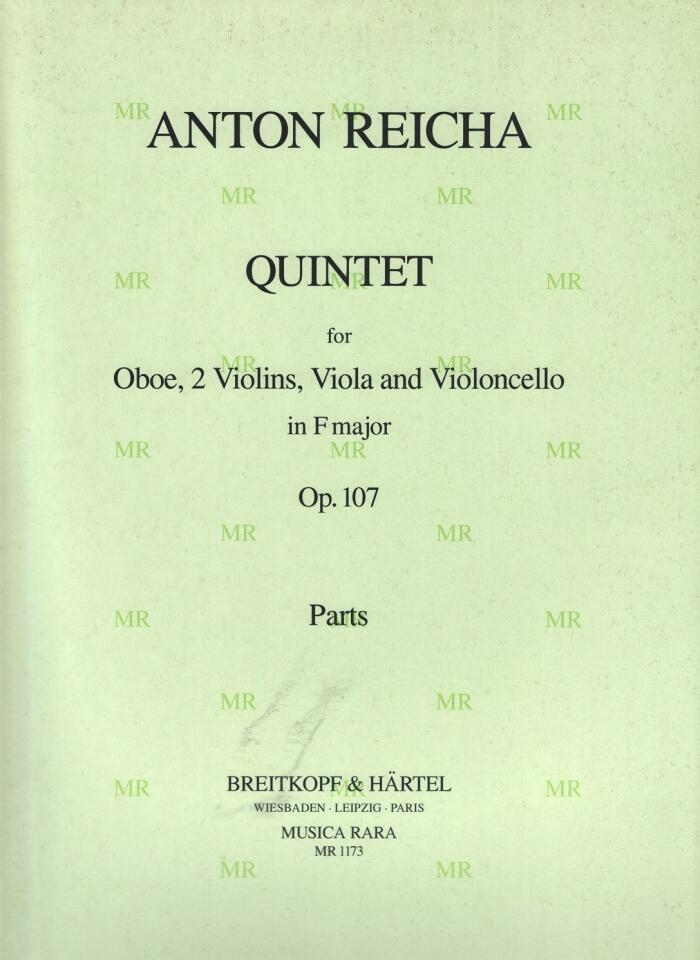 Reicha: Quintet in F Major, Op. 107