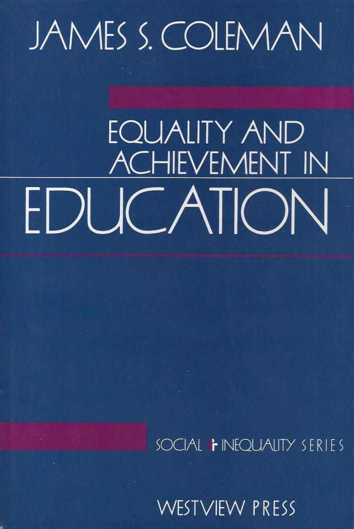 Equality And Achievement In Education