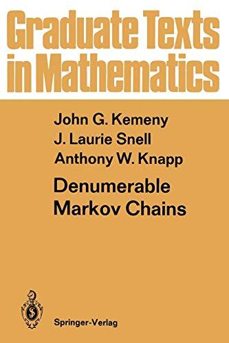 Denumerable Markov Chains: With a Chapter of Markov Random Fields