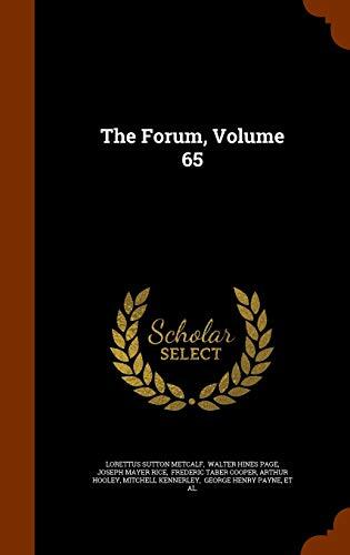 The Forum, Volume 65