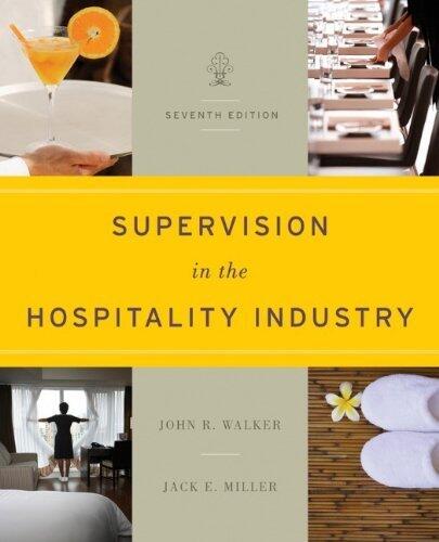 Supervision in the Hospitality Industry