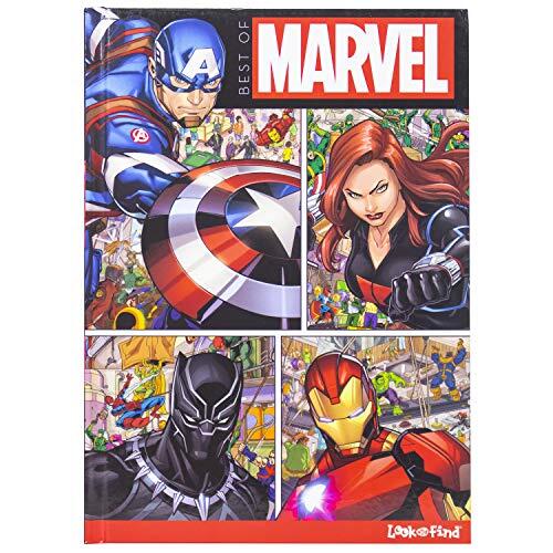 Best of Marvel Look and Find: Spider-Man, Avengers, Guardians of the Galaxy, Black Panther and More! (Characters from Avengers Endgame Included) - PI Kids