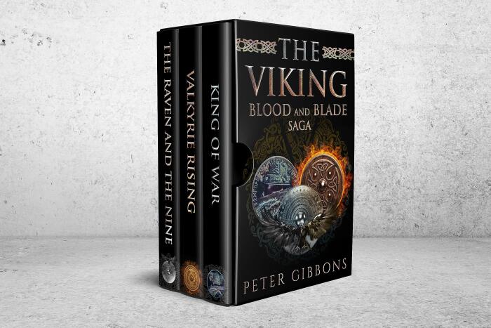 The Viking Blood and Blade Saga: Box Set of books 4 - 6: Includes King of War, Valkyrie Rising, and The Raven and the Nine
