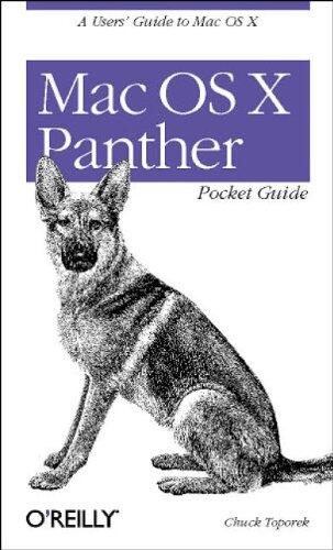 Mac OS X Panther Pocket Guide (3rd Edition)