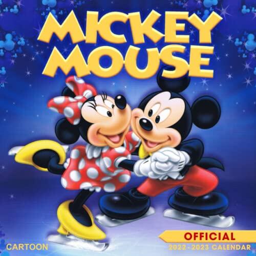 Mịckey Mouse 2022 Calendar: Cartoon 2022 OFFICIAL calendar, 2022-2023 18 months - monthly planner.Gifts boys girls kids and all Fans for halloween Christmas. Kalendar calendario calendrier 16 monthly
