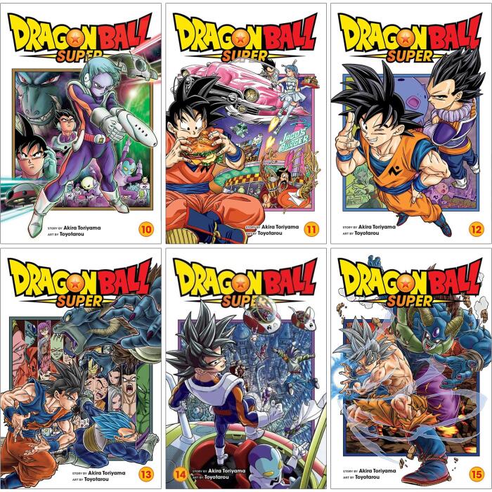 Dragon Ball Super Manga, Vol. 10-15 Collection 6