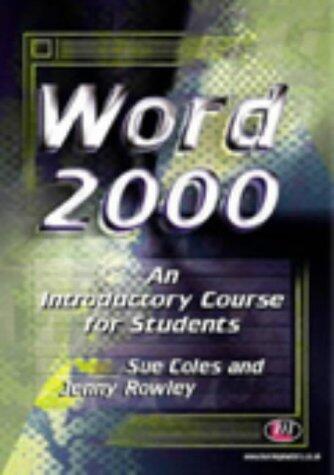 Word 2000 an Introductory Course for Students