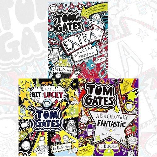 Tom Gates Extra Special Treats (... not),A Tiny Bit Lucky,Tom Gates is Absolutely Fantastic (at some things)