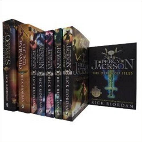 Percy Jackson Collection: Percy Jackson and the Lightning Thief, the Last Olympian, the Titans Curse, the Sea of Monsters, the Battle of the Labyrinth, the Demigod Files and the Red Pyramid