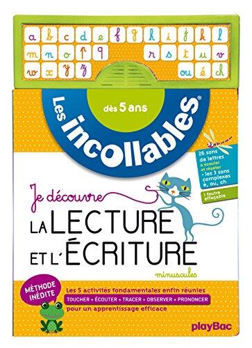 Incollables - Je découvre la lecture et l'écriture MINUSCULES - Dès 5 ans
