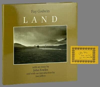 Rare Antique Fay Godwin / Land / Bookplate Signed by John Folwes laid in / First Ed, 1985