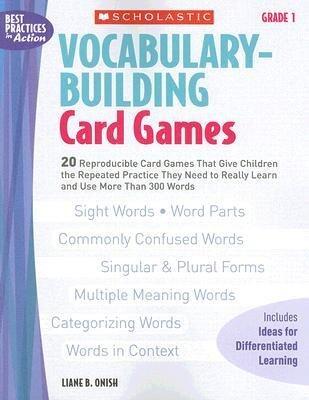 Vocabulary-Building Card Games: Grade 1