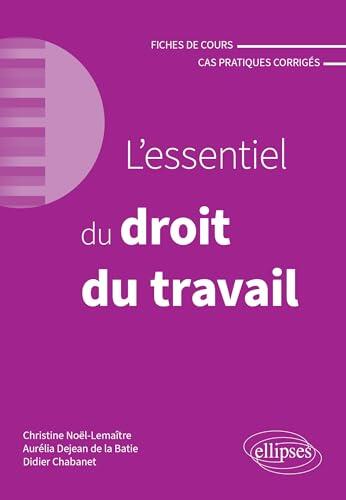 L'essentiel du droit du travail: A jour au 1er avril 2024