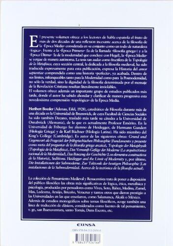 Tipología de la metafísica: la época media