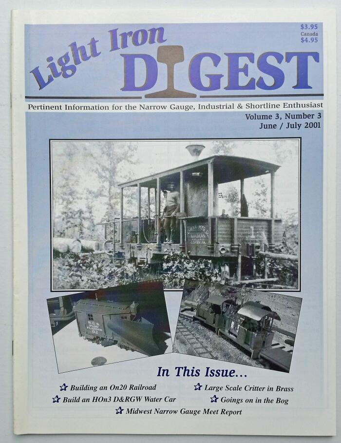 Light Iron Digest Volume 3, Number 3 June/July 2001