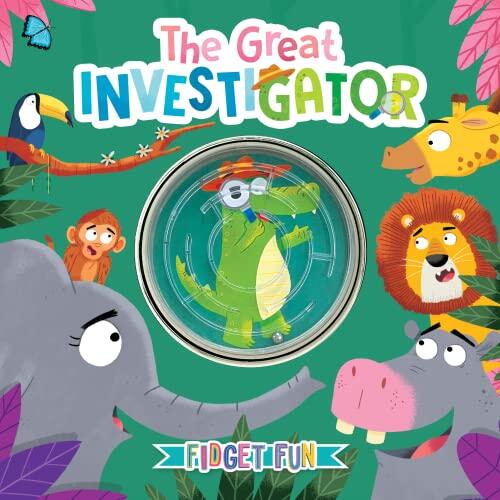 The Great InvestiGator - Children's Sensory Storybook with Touch and Fidget Bead Maze