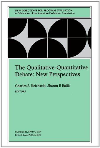 EV Qualitative Quantitative Debate (Volume 61): New Perspectives for Program Evaluation