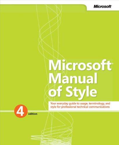 Microsoft Manual of Style