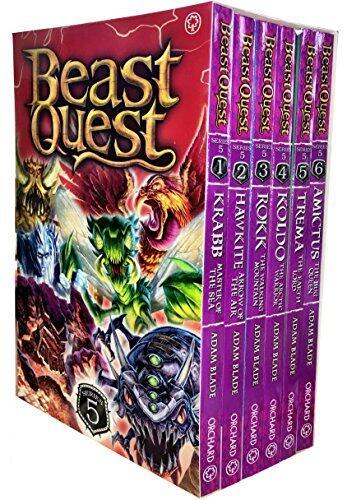 Beast Quest Series 5: The Shade of Death (6 Books Collection Box Set)
