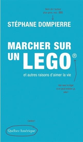 Marcher sur un LEGO