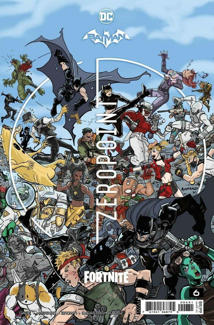 Batman Fortnite Zero Point #6 CVR F Premium Variant with Code
