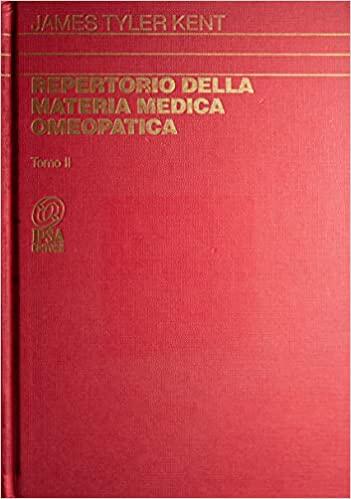 Repertorio della Materia Medica Omeopatica – Vol. 2