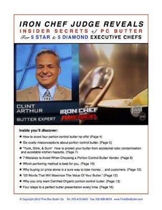 Iron Chef Judge Reveals Insider Secrets of PC Butter for 5 Star & 5 Diamond Executive Chefs