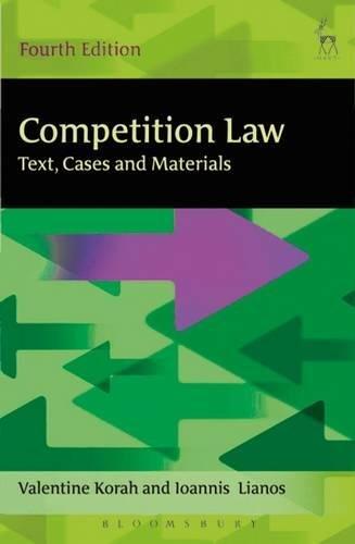 Competition Law: Analysis, Cases and Materials