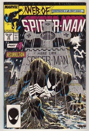 WEB OF SPIDER-MAN NOVEMBER 32 1987 PART 4 RESURRECTION