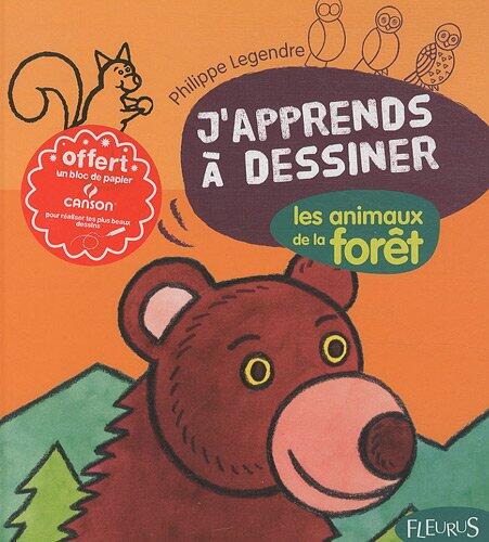 LES ANIMAUX DE LA FORET +BLOC CANSON