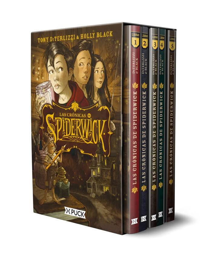 Estuche saga "Spiderwick": El libro de las criaturas, La piedra clarividente, El secreto de Lucinda, El árbol metálico, La ira de Mulgarath