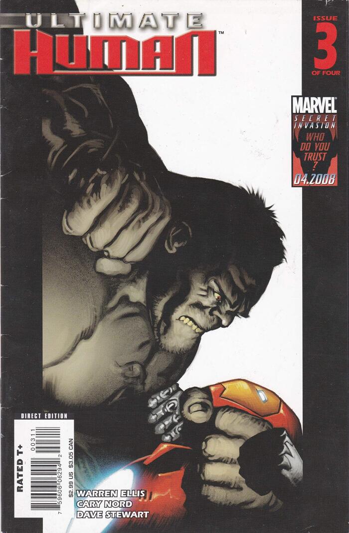 Ultimate Human #3 (of 4) Iron Man Hulk