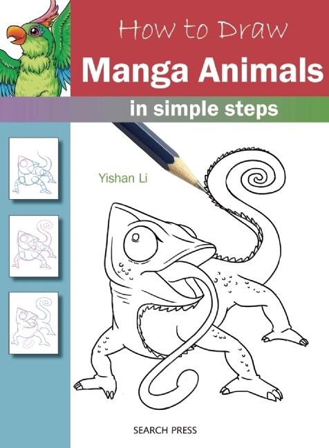 How to Draw Manga Animals: in simple steps