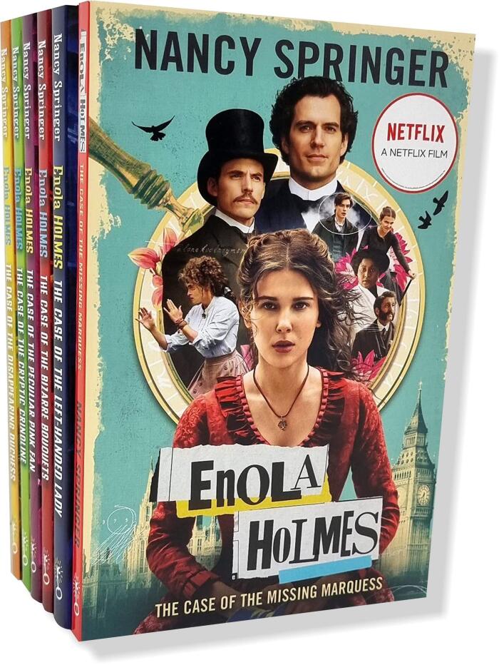 Enola Holmes Mystery Series 6 Books Collection Set Nancy Springer