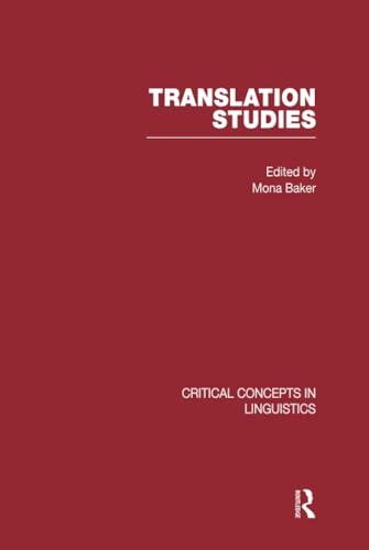 Translation Studies:Crit Conc V3