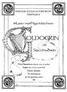Parma Eldalamberon XI: I·Lam na·Ngoldathon, The Grammar and Lexicon of The Gnomish Tongue