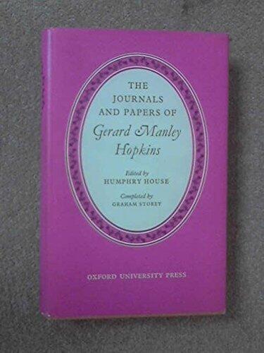 The Journals and Papers of Gerard Manley Hopkins