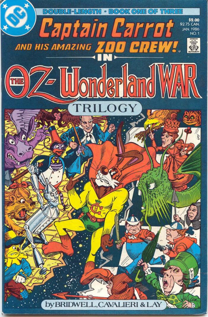 The OZ-Wonderland War #1 Featuring: Captain Carrot and his Amazing Zoo Crew!